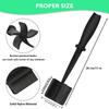 Meat Chopper Multifunctional Ground Beef Masher Ground Beef Turkey Nylon Chopper Utensil Non Stick