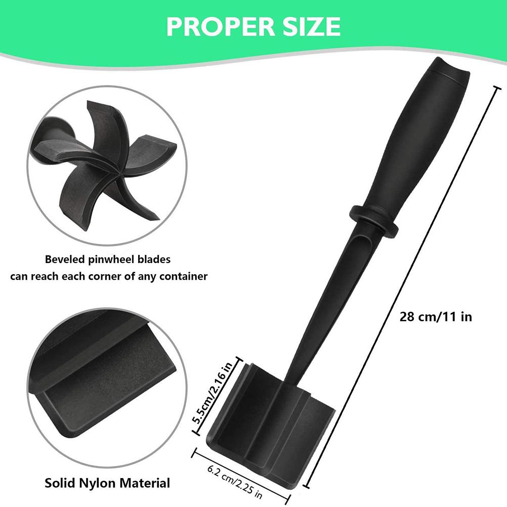 Meat Chopper Multifunctional Ground Beef Masher Ground Beef Turkey Nylon Chopper Utensil Non Stick