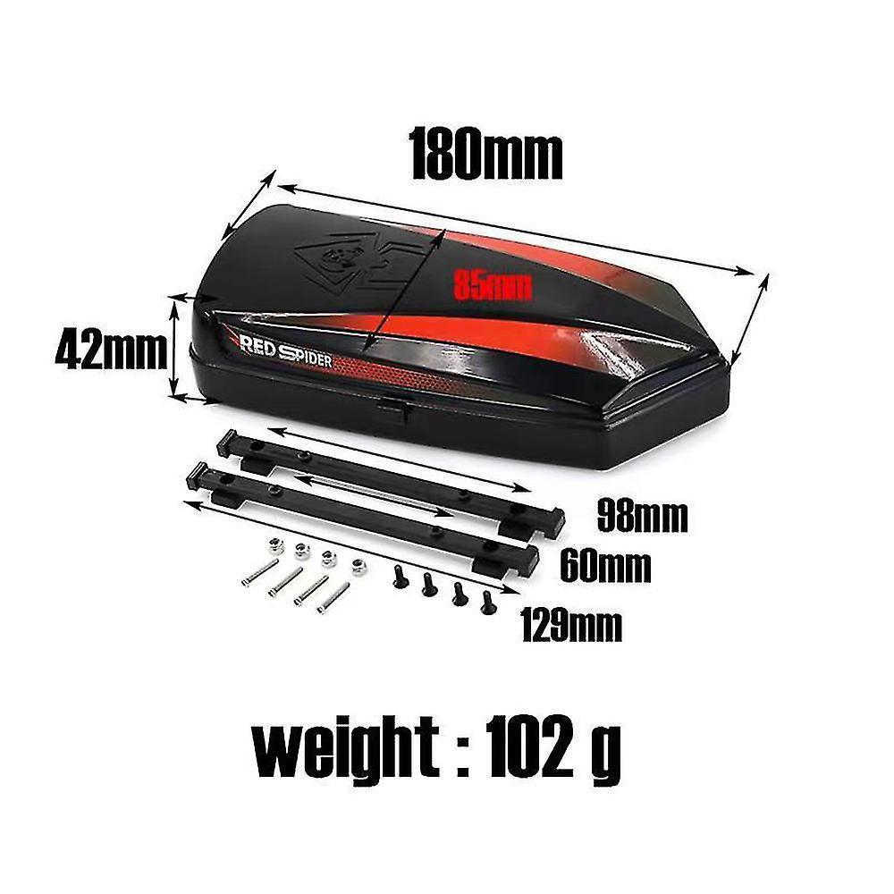 Metal Roof Trunk Luggage With Fixing Rail For Traxxas -4 Trx6 Axial Scx10 Iii 90046 Axi03007 1/10 R-hao