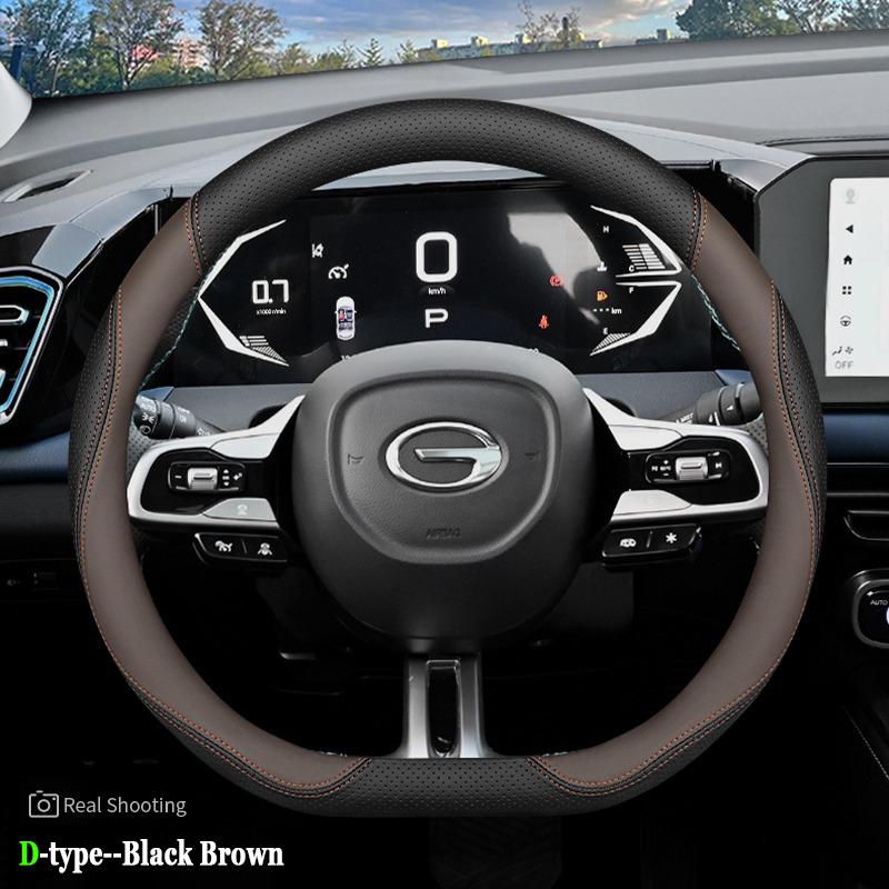 Car Steering Wheel Cover Wrap for GAC Trumpchi GS3 GS4 GS8 EMKOO M6 Pro M8 EMPOW E8 E9 ES9 Anti Slip Auto Accessories