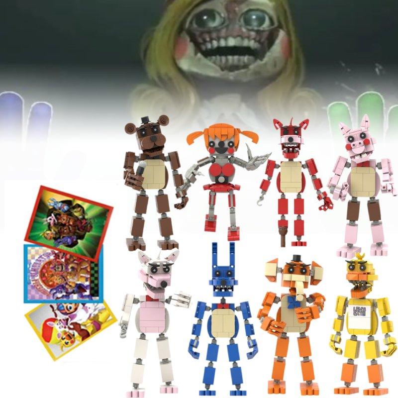 Character Poppy Playtime Assemble Building Block Toys Gift Tabletop Decoration