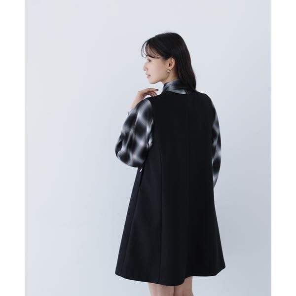 Natural Beauty Basic Casual Compressed Mini Jumper Black Women's Dress, Skirt,
