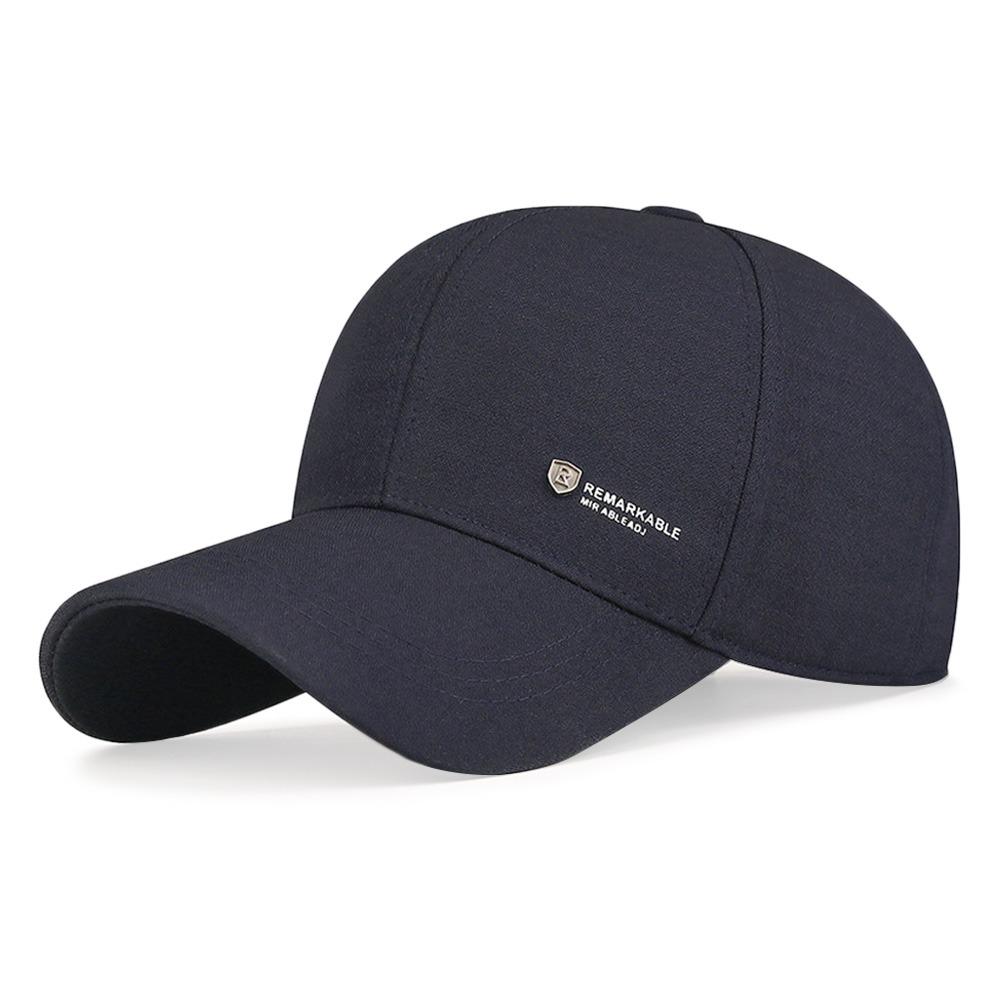 

Breathable Men Baseball Caps Letter Embroidery Snapback Caps Fashion Sunscreen Hats Outdoor темно-синий