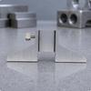 Stainless Steel DepthMeasuring Bridge Knurled Screw Vernier Caliper Depth Gauge Base Brushed Silver