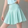 Womens Sports Set Badminton Tennis Running Yoga Vest Skirt Athletic Wear