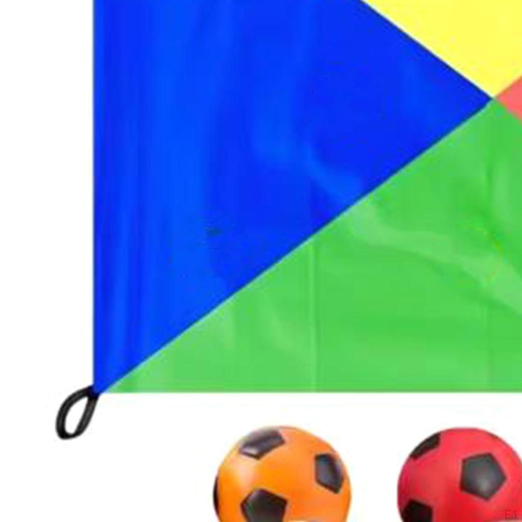 Tarp Team Building Game Exercise Activities Coordination Playing with Ball for Party Family Reunions