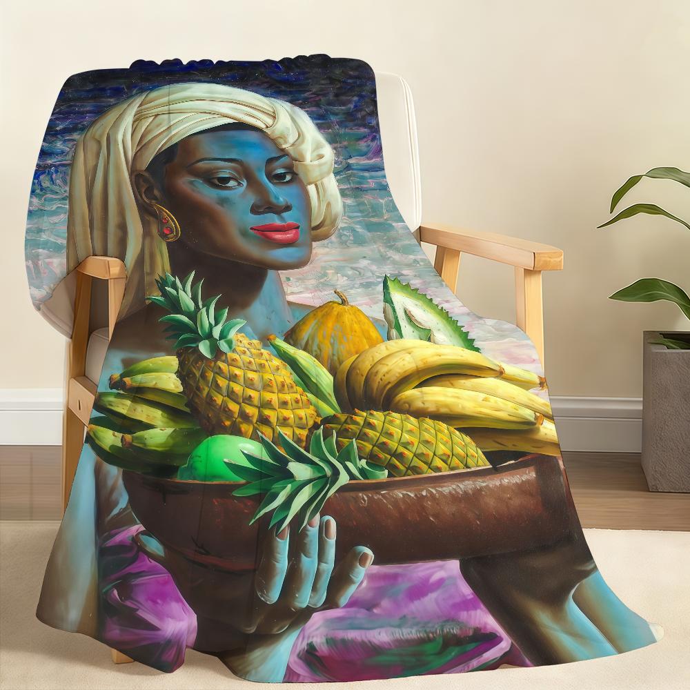 

Aesthetic Art V-Vladimir T-Tretchikoff Blanket Soft Throw Blanket for Home Bedroom Bed Sofa Picnic Office RestCover Blanket Gift 150x200cm
