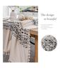 Bohemian Cotton Linen Tablecloth with Tassels – Ethnic Style, Waterproof & Oilproof, Wash-Free Rectangular Design