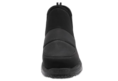 Moz Sweden Logon Hands-Free Snow Boots, Water-Repellent, Waterproof, and Cold-Weather, Lightweight, for Women, Rain Boots, Black, 93325422