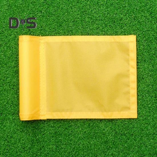 Golf Flag Nylon Golf Target Flag with Tube Mini Pin Flags Inserted Waterproof Putting Golf Flagstick for Indoor Outdoor Backyard Garden Yard