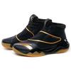 Anta KT6 Thompson Cushioning Anti-Slip And Wear-Resistant High-Top Basketball Shoes Black Gold Sneakers 112131101-2