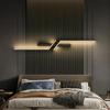Moderne LED-Wandleuchte 100/120CM Langer Streifen Wandleuchte Wohnzimmer Schlafzimmer Nachttisch Bar Heimdekoration Fernbedienung LED Lustre
