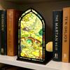 Acrylic Book Nook Gothic Arch Design Light-transmitting Table Setting Candle Holder  Home Decor