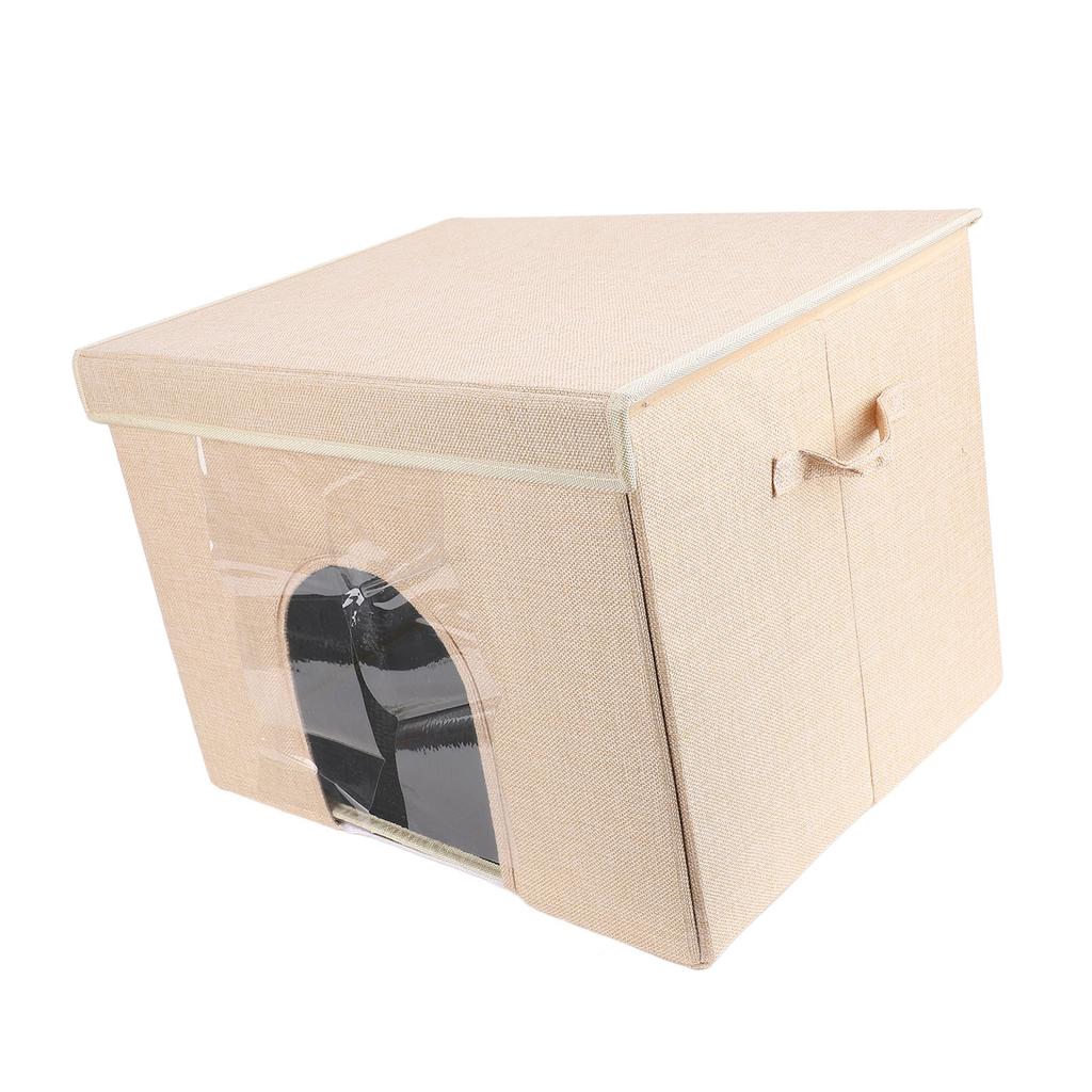 Foldable Pet House with Ice Packs Comfortable Portable Indoor Pet Cave All Season Universal for