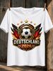 Deutschland 2026 Football Pride Football Stars And Bold Gerunisex Color Accents High Impact Supporter Unisex All Tshirt