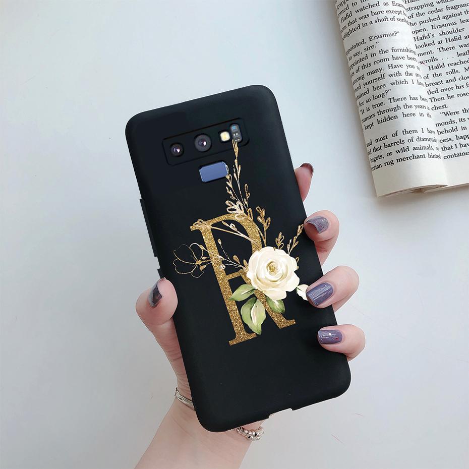 Case For Samsung Galaxy Note 9 Case Silicone TPU Bumper Shockproof Cute Letters Cover For Samsung Galaxy Note9 N9600 N960F Case