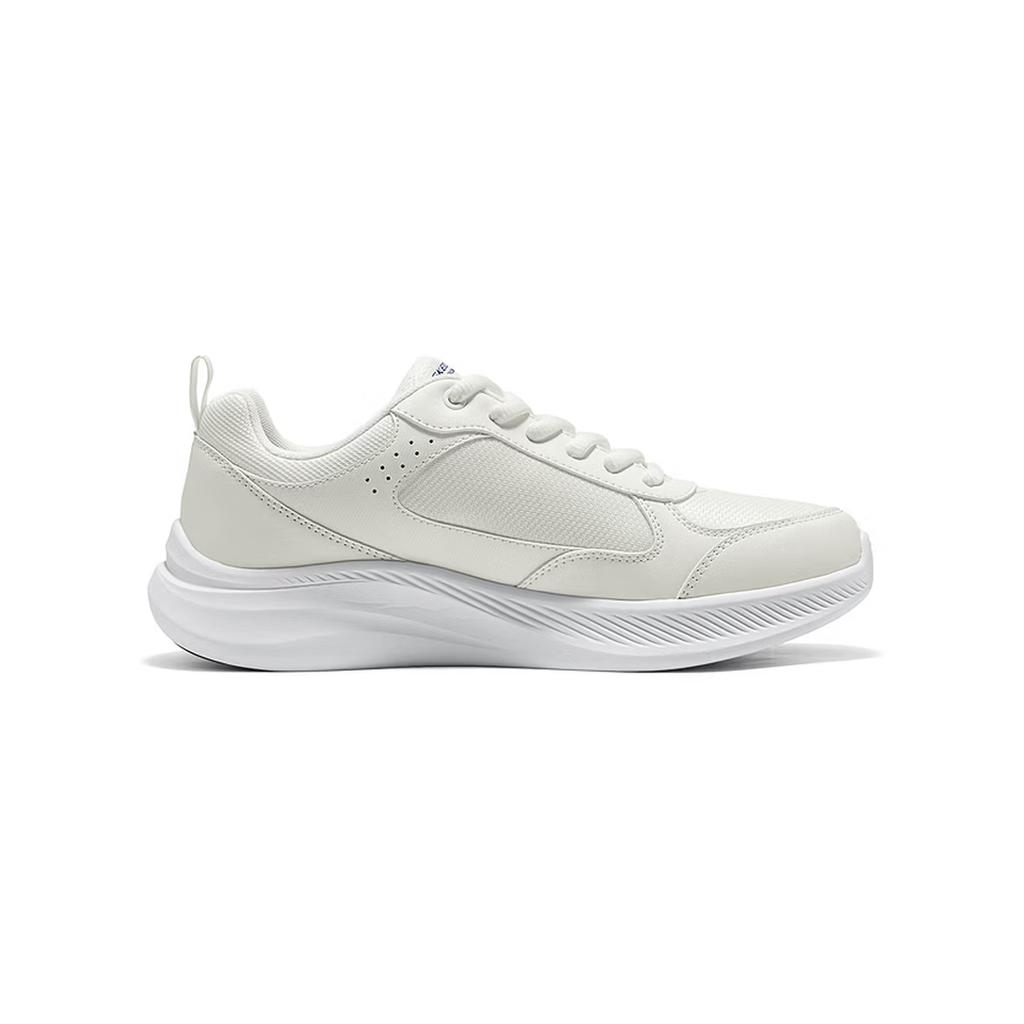 Skechers Bobs Moda Flex PU Mesh Comfortable Lightweight Breathable Supportive Lightweight Rebound Low Top Casual Shoes Men Sneaker White 118157-WHT