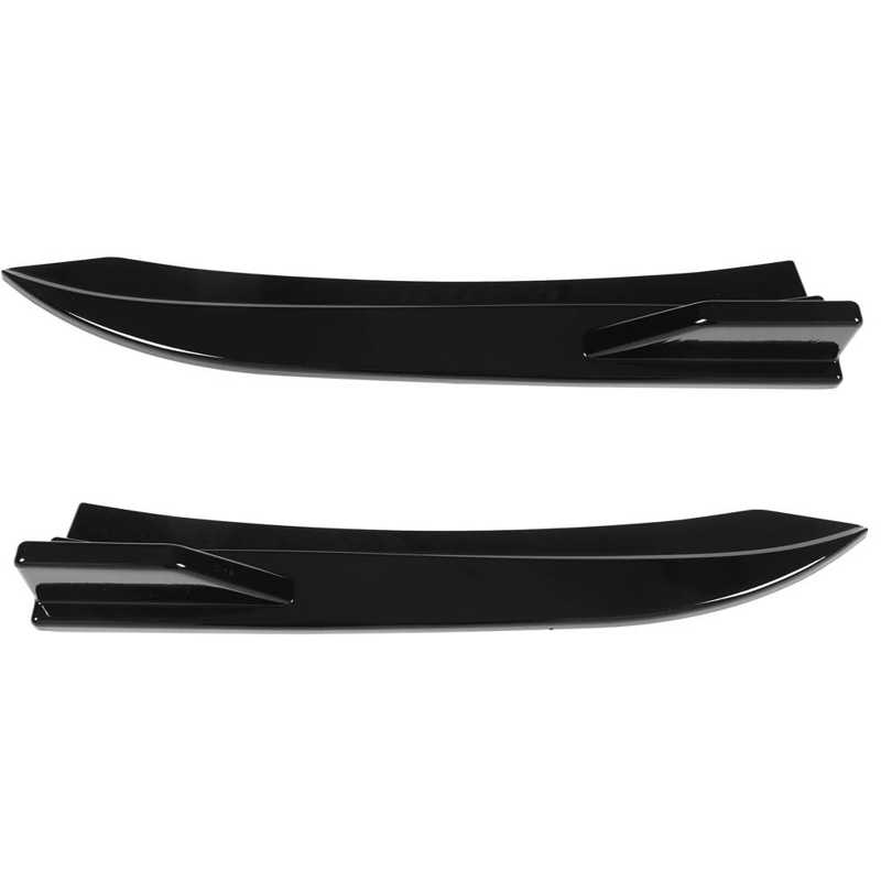 Car Rear Bumper Lip Diffuser Glossy Black Tail Side Skirt Lip Splitter for BMW 3 Series F30 4 Series F32 M-Sport
