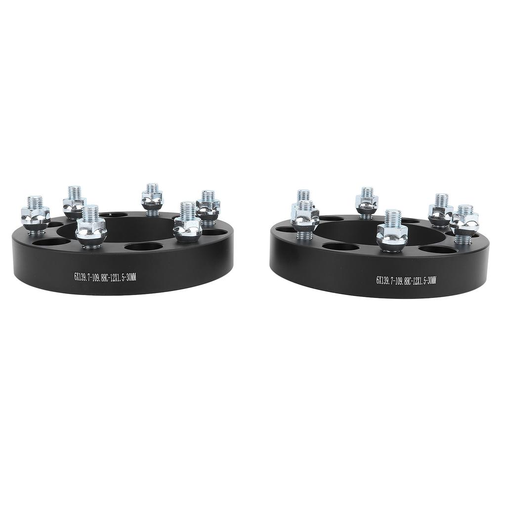 4 SZT. 30MM 6-otworowe Podkładki Dystansowe do Kół Ze Stopu Aluminium Adaptery Zamiennik dla Mitsubishi
