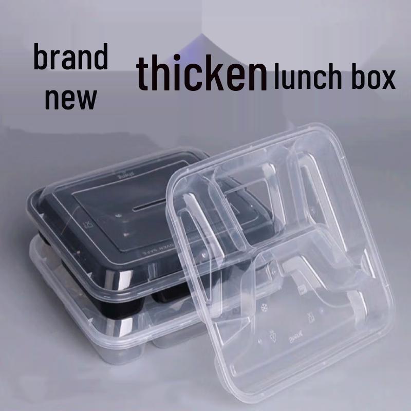 ZB Disposable PP Plastic Takeaway Meal Boxes
