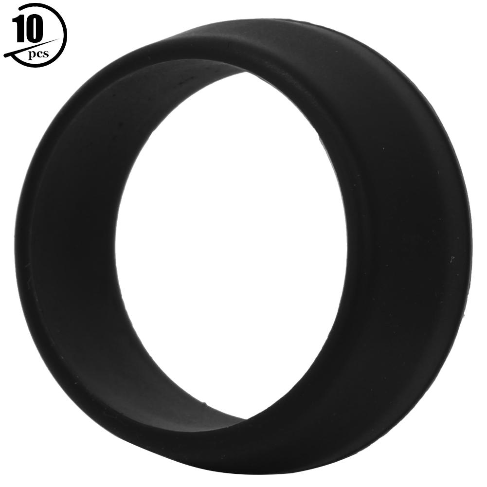 10PCS RISK Soft Silicone 25 30mm Mountain Road Bike Seat Post Waterproof O Ring Bicycle Seatpost CoverBlack