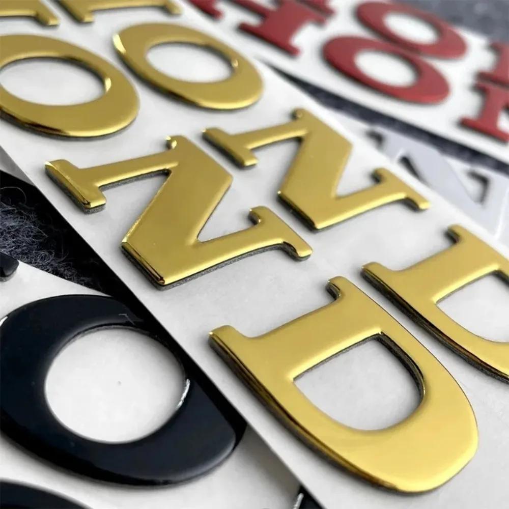 XMZSA1 For Honda Sticker 3D Soft Glue Letter Label Motorcycle Decoration Fuel Tank Body Tail Wing Side Pcx160 Nss350 Pcx125 Cbr650r