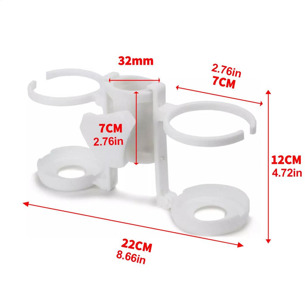 Umbrella Drink Holder Garden Umbrella Pole Cup Holder Leakproof Water Bottle Stand For Beach Parasol Outdoor Relaxation Swimming