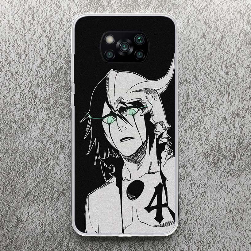 

Чехол-накладка Bleach Улькиорра Сифер 4 Принт для Xiaomi Poco X7 X6 X5 X4 X3 Nfc Чехол для телефона F7 Ultra F6 F5 Pro F4 GT F3 M5S M6 M4 M3 Xiaomi Poco M5S