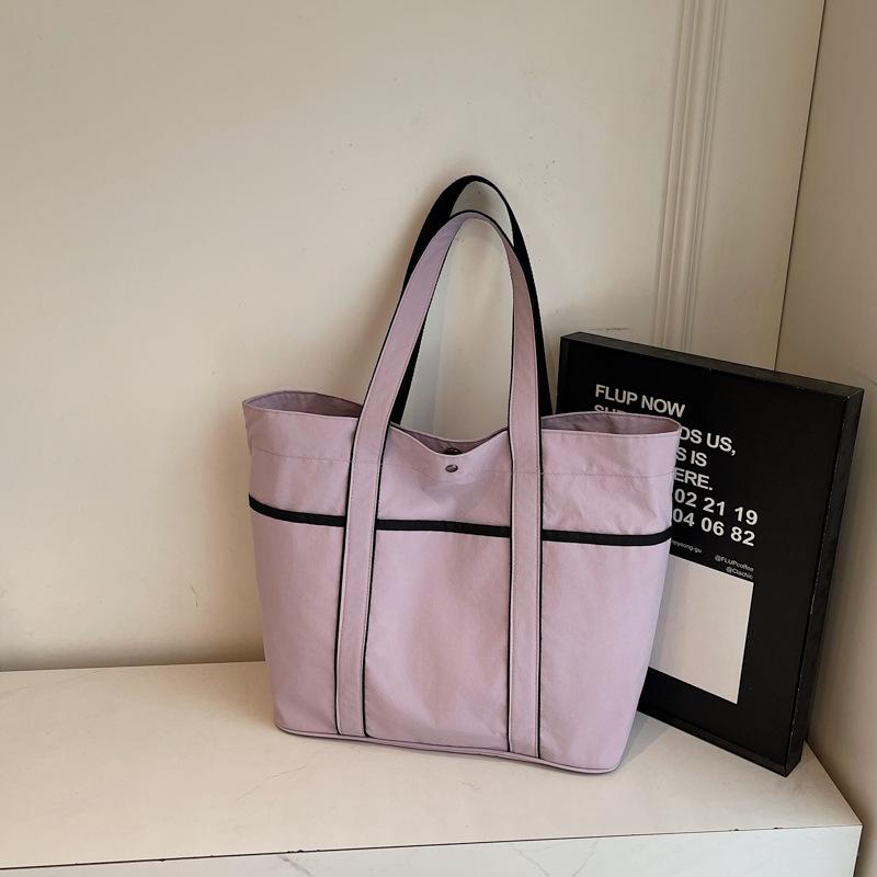 2025 new canvas bag multi-pocket handbag shoulder bag tote bag yoga bag fashion bag