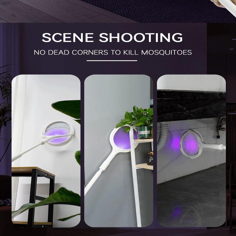 Multi Angle Adjustment Mosquito Swatter Trap Rechargeable Mosquito Killer Lamp  Summer