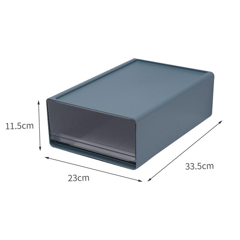 Transparent Desktop Storage Box Drawer Type Office File Storage Box Bedroom Study Stack Combination Portable Storage Cabinet