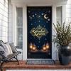 Ramadan Kareem Banner Mosque Lanterns Festive Welcome Backdrop Ramadan Mubarak Party Home Decor Photography Props Background