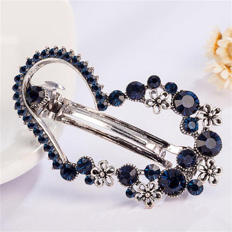 2pcs//pack French Double Layer Spring Hair Clips Barrette Styling Accessories