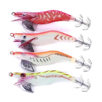 4Pcs Soft Prawns Fishing Lures Shrimp Fishing Tackle Glowing Simulation Prawns for Nighttimes Freshwaters Fishing