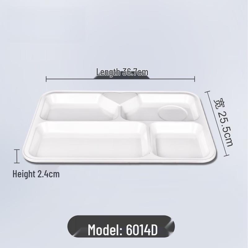 Wuhe Melamin-Lunchtablett mit 5 Fächern