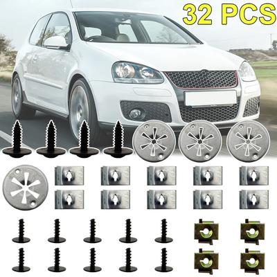 32PCS/Set для VW Golf MK4 Bora A3 автомобільний двигун Undertray Cover Clips