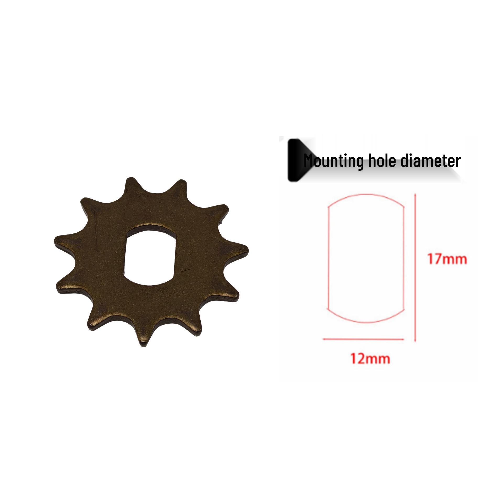 

11-Tooth 410 Sprocket (12x17mm) for Modified 1020Z, 1020ZX, F1418Z Bicycle Electric Vehicles