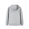 Anta Men's Light Heather Gray Knit Windproof Hooded Sports Jacket 952547701-1