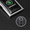 BBIC7 Metal Car Logo Key Chains Rings Keychain For Skoda Octavia Kodiaq Fabia Superb Karoq Yeti Rapid Mk3 Auto Keychain Accessories 6a