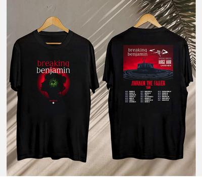 Breaking Benjamin 2025 Tour ShirtBreaking Benjamin Awaken The Fallen Tour Shirt Unisex T-shirt