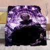 Jujutsu Kaisen Flannel Fleece Blanket Warm Cozy Soft Throw Lightweight Sofa Bed Home Decor