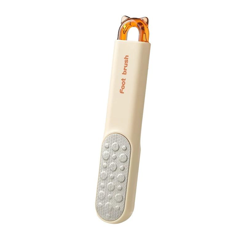 New Double Sided Stainless Steel Foot File Remover For Dead Skin 2 in 1 Toe Gap Cleaning Brush Foot Care Tools Foot Grinder Rasp