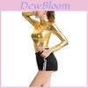 Streetwear T Shirt With Pvc Coating For Cosplay Performances And Party Events