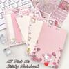 New Hello Kitty Sweet Note Paper 50 Sheets Cute Memo Notepad Portable Notebook for Students Girls School Stationery