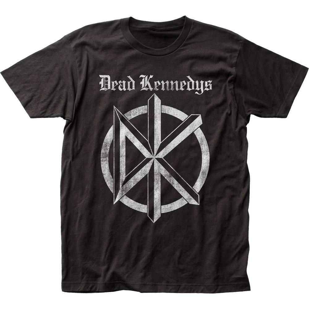 Dead Kennedys Distressed Old English Logo Mens T Shirt Music Classic Band Black Unisex T-Shirt S