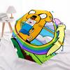 Printed Adventure Time-Printed Folding Umbrella,Outdoor,Leisure,And Travel Umbrella,Durable Umbrella Fabric,Birthday And Holiday Gift