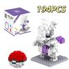 61 Style Funny Building Blocks Assembly Anime Picachu Charizard Doll Blastoise Bulbasaur Gengar Bricks Toy for Kid