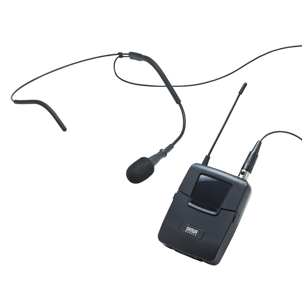 

Sanwa Supply Wireless Head Microphone (for MM-SPAMP47) MM-SPAMP4WHS