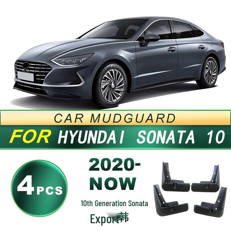 Hyundai Sonata 10th Gen Tire Mud Flaps - Soft Rubber Guards for 20-NOW Models