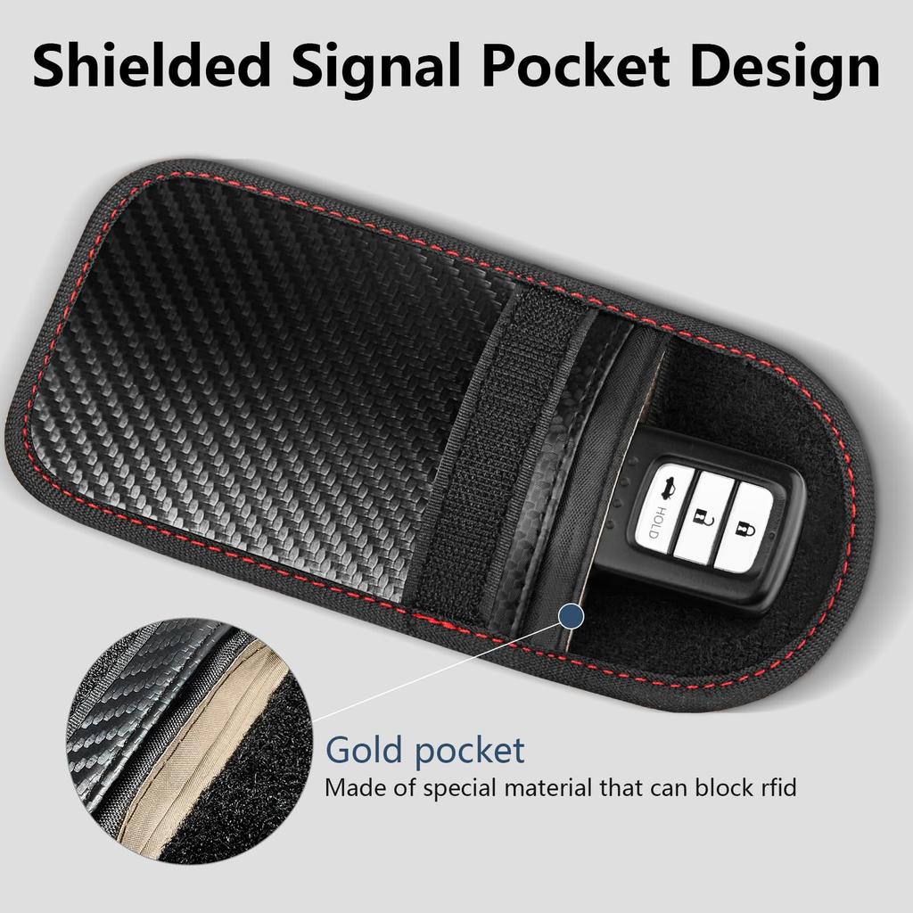 [Amzpas] Radio Wave Blocking Relay Attack Prevention Key Case, Car